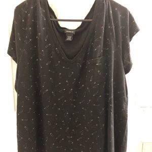 Torrid safety pin shirt